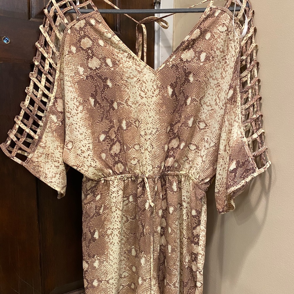 Snakeskin Romper